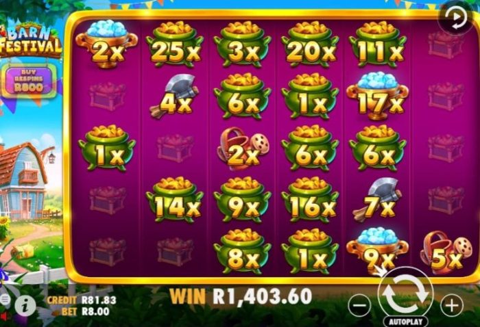 Panduan menang mudah slot gacor Barn Festival